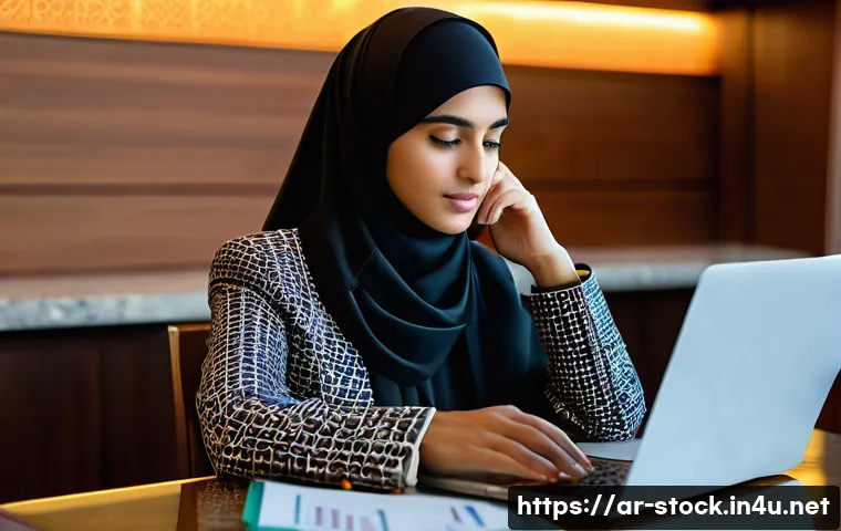 증권투자상담사와 CFP 자격증 차이 - **Prompt: Dedicated Financial Study in the Middle East**
    "A brilliant young Arab woman, wearing ...